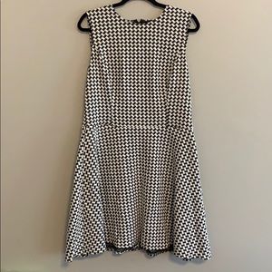 Adorable Houndstooth Skater Dress